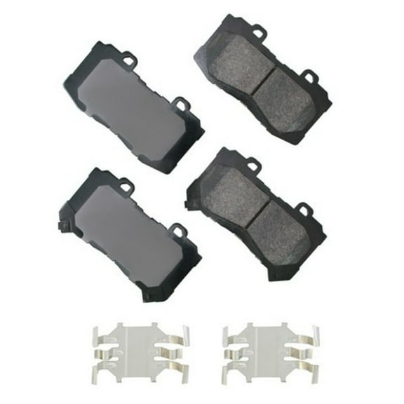 Akebono ProACT ACT1802 Ultra-Premium Ceramic Disc Brake Pads Fits select: 2015-2020 CHEVROLET COLORADO, 2016 GMC TERRAIN