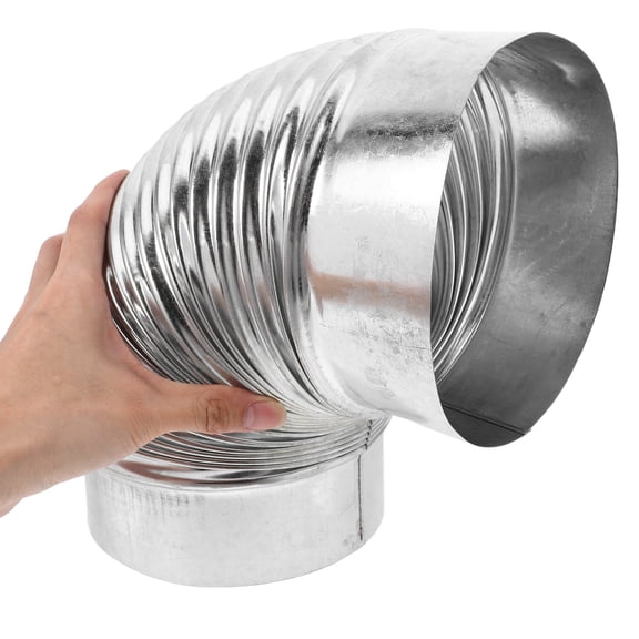 NIAIZEK Stainless Steel Stove Chimney Pipe Elbow for Indoor Heating Stoves, and Easy to Install