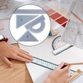 thumbnail image 4 of YX STORE Stationery Mold Food Grade Heat-Resistant Silicone Stationery Measurement Ruler Epoxy Mold Tools DIY Accessories, 4 of 12