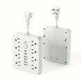 thumbnail image 1 of 14-in-1 Power Strip with 8 AC Outlets & 6 USB Ports (2 Type-C), Wall Mount Design for Office Den, 1 of 8