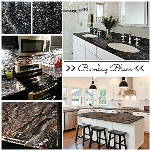 Giani Granite Paint Countertop Kit Bombay Black Walmart Com