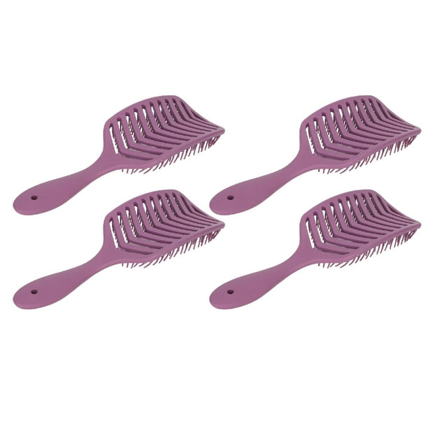 Massage Para El Cabello, Desestimado Cepillo Para El Cabello 4 PCS Forma Curva Fácil De Usar Para El Salón