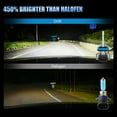 thumbnail image 2 of Telyswee 2-Piece H11/H9/H8 LED Bulbs, 12000 LM 450% Super Brighter H11 LED Bulbs, 6000K Cool White, Direct Installation Fog Light Bulbs Plug and Play, 2 of 7