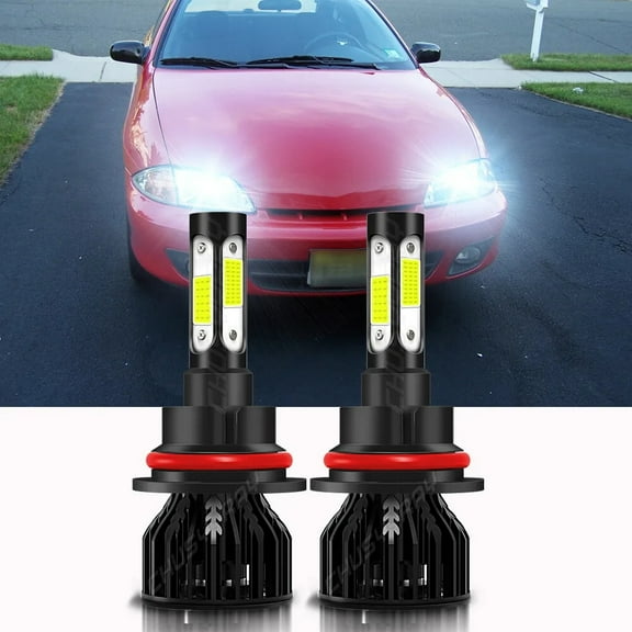 For Chevy Cavalier 2000-2005 9007 LED Headlight High Low Beam Bulbs 6000K White 2X