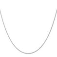 thumbnail image 2 of Leslie's 10K White Gold 1mm Spiga Chain, 2 of 4