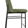 thumbnail image 3 of New Classic Furniture Erik Metal and Fabric Bar Chair in Green (Set of 2), 3 of 8