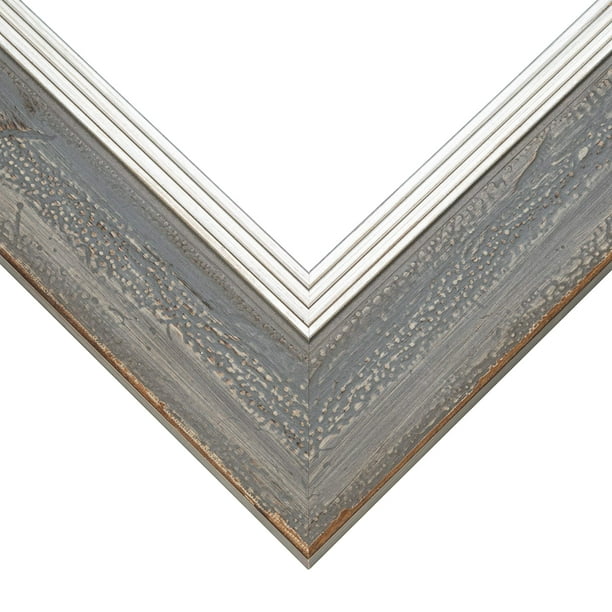 30x40 Frame Grey Real Wood Picture Frame Width 2.75 Inches
