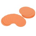 thumbnail image 1 of Uxcell Papier Cartonné Rond 4 Pouces, 50 Pcs Forme Ronde Découpe Papier Épais sous-Verre pour Projets DIY, Orange, 1 of 5