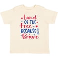 thumbnail image 3 of Inktastic Memorial Day Land of the Free Because of the Brave Boys or Girls Toddler T-Shirt, 3 of 5
