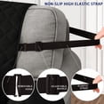 thumbnail image 6 of Subrtex Reversible Sofa Slipcover Non-Slip Washable Couch Cover (Chair and a half, Black), 6 of 9