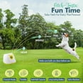thumbnail image 3 of Automatic Dog Ball Launcher - Dog Ball Fetch Machine, Ball Thrower for Dogs, for Small to Medium Sized Dogs, Interactive Dog Toy with 6 Latex Balls, Plug-in & Battery Options - 4 Launch Distances, 3 of 7