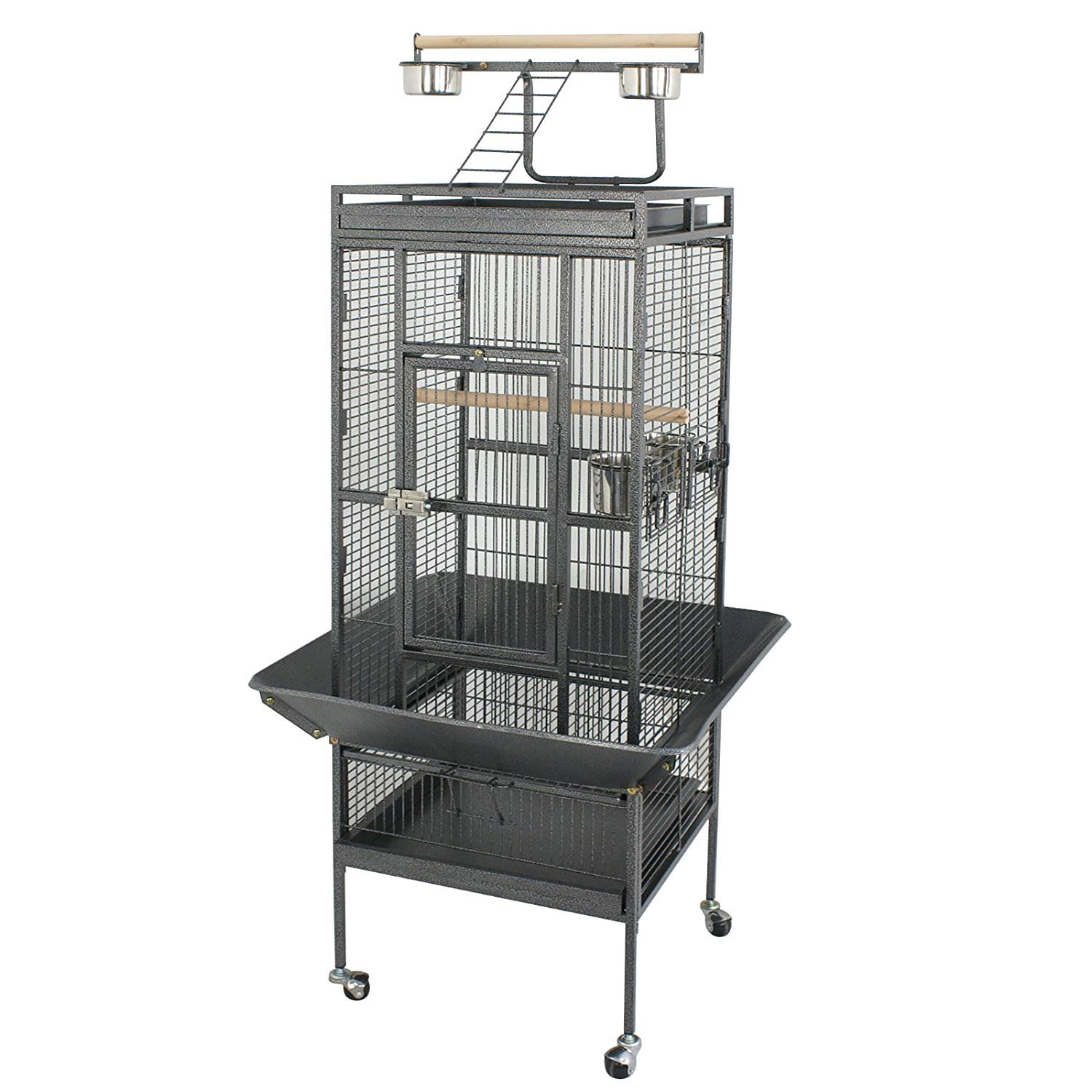 68'' Large Bird Cage Play Top Parrot Finch Cage Pet Supplies Perch Macaw House 