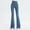 *Blue, variant on ClodeEU Women's High Waist Flare Jeans ,Stretchy Slimming Denim Bell Bottom Pants Black,Womens Plus M