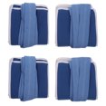 thumbnail image 1 of 4 correas de sujeción médicas para extremidades, fijas para manos y pies (azules), 1 of 8