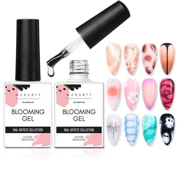 Esmalte de uñas en gel Makartt Blooming Gel-Clear 15 ml (paquete de 2)