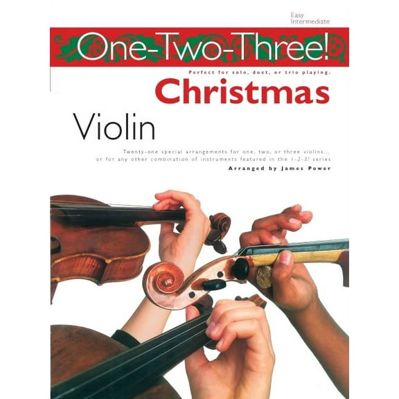 One-Two-Three! Christmas: Violin: Easy Intermediate (Paperback)