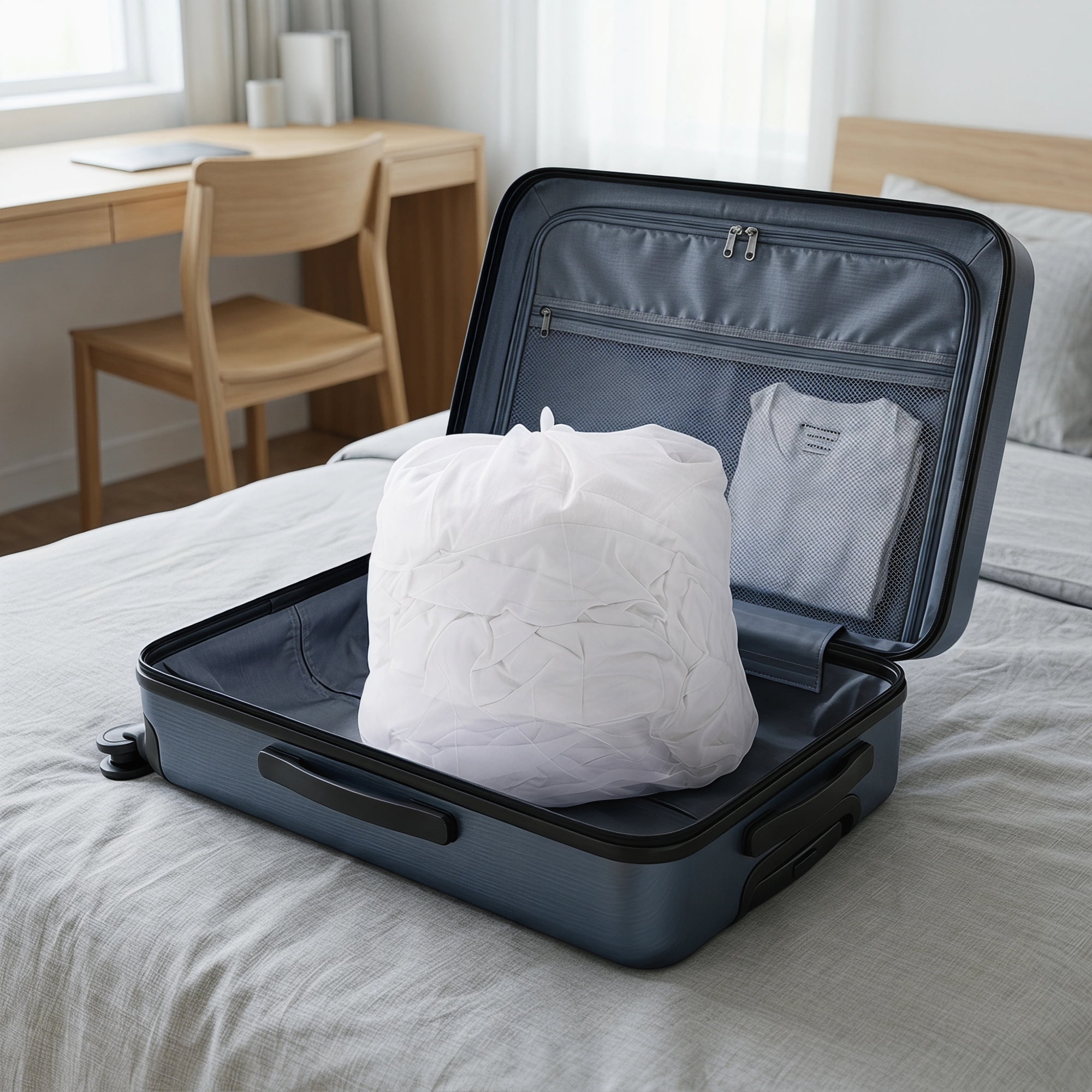 Unique Bargains 2 Pack Nylon Mesh Laundry Bags with Drawstring Closure for Socks White A 11.8"x15.7"