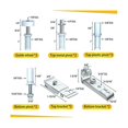 thumbnail image 3 of Bifold Door Hardware Kit, 2 Pack Repair For Bi-fold Door Sliding Door Closet Door, 3 of 5