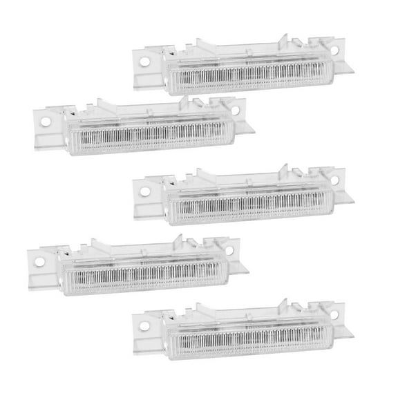 5 - Pack Roof Marker Light Compatible with Select Volvo VN, VNM & VNL Models (2008-2017) - Marker Lamp, Sunvisor, LED, 12V, Male Pin - 21882502, S-23334, S-22622, 82713504, 21096165, 888-5527