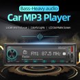 thumbnail image 4 of Radio 1DIN Coche Pantalla táctil de 2,5 pulgadas Compatible con Bluetooth Música estéreo Luz RGB, 4 of 9
