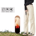 thumbnail image 3 of Women's Men's Cargo Pants, Velvet-lined Outdoor Hiking Pants for Winter, Waterproof Windproof, 3 of 7