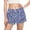 Blue, variant on Gym Shorts Women Plaid Low Rise Fashion Elastic Waist Lace Trim Plus Size Shorts for Women,Mint Green,L