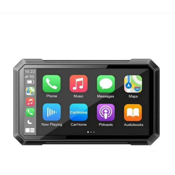 Wireless Carplay and Android Auto Car Stereo, Portable 7 Inch Touch Screen Sync GPS Navigation Audio Car Radio Receiver for Car, Bluetooth, Multimedia Player, FM