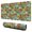 Rooster and Barn Red Pattern, variant on Rooster and Hen Cream Pattern Extended Large Mouse Pad, Large Mouse Mat with Non Slip Base & Stitched Edges, Smooth Polyester Gifts for Office Work Gaming,31.5"x11.8"
