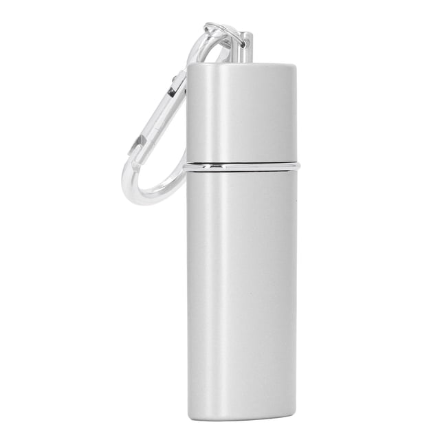 Portable Mini Ashtray Keychain, Large Opening Mini Portable Pocket Ashtray For For Car Black,Red,Gold,,Silver