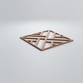 thumbnail image 4 of Ekena Millwork 7 3/8"W x 7 3/8"H x 1/4"T Extra Small Killeen Decorative Fretwork Wood Wall Panels, Red Oak, 4 of 18