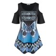 thumbnail image 1 of Tamaño de la mariposa de la mariposa de la mariposa de la mariposa. Rosegal Camisetas tallas grandes, 1 of 5