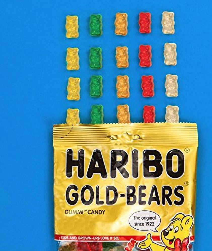 HARIBO Gummi Candy, Original Goldbears, 3.5 oz. Bag (Pack of HARIBO Gummi Candy, Original Goldbears, 3.5 oz. Bag (Pack of