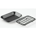 thumbnail image 3 of mDesign 2-Piece Bar Soap Dish Holder for Bathroom Sink or Shower - Matte Black, 3 of 7