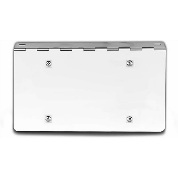 G3C13495L(L814) Stainless Steel Hinged License Plate Holder