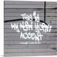 thumbnail image 1 of ARTCANVAS This is My New York Accent Canvas Art Print by Banksy - Size: 18" x 18" (1.50" Deep), 1 of 9