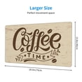 thumbnail image 2 of Naloa Coffee Time (2) Gaming Mouse Pad Large Mouse Mat Long Extended Desk Pad Non-Slip Rubber Mice Pads Stitched Edges Thin Pad (16x29.5 Inch), 2 of 8