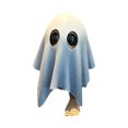thumbnail image 4 of Figura decorativa de fantasma de Halloween, obra de arte única, decoración de Halloween, escultura de fantasma para estantería, gabinete de entrada y Estilo B, 4 of 8