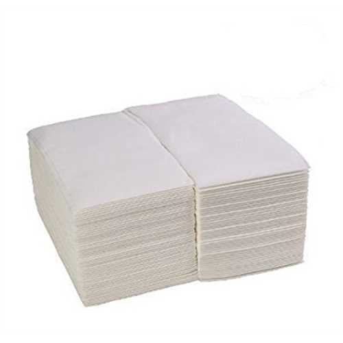 (200Pack) LinenFeel Guest Towels / Disposable ClothLike Tissue Paper Hand Napkins, White