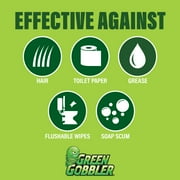Green Gobbler Liquid Drain Clog Dissolver For Hair, Personal Care Wipes, Soap - Septic-Safe, Biodegradable - 31 oz