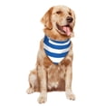 thumbnail image 4 of Greek Flag Dog Bandanas Triangle Dog Scarfs For Small Medium Large Dogs And Cats, 4 of 6