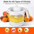 thumbnail image 5 of moRollio Citrus Juicer, Orange Juicer | Electric Citrus Juicer, Adjustable Pulp Control, 32oz, 5 of 7