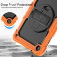 thumbnail image 5 of Allytech Lenovo Tab M10 Plus 10.6" Case 3rd Gen 2022 TB-125F/TB-128F, Build-in Screen Protector Shoulder Strap 360 Rotating Kickstand Hand Strap Shock Absorbent Cover for Lenovo Tab M10 Plus 10.6", 5 of 8