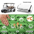 thumbnail image 6 of Pzuqiu Golf Cart Seat Cover with Golf Pattern, Non Skid Protector with Multiple Pockets for Golf Lovers Outdoor Trips, 6 of 9