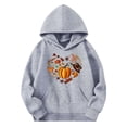 thumbnail image 4 of Nmnitkp Boys And Girls Hoodie Sweatshirt,Boys Sweatshirts Hooded,Hoodies for Teen Girls Fashion Fleece Pullover Tops Kids Clothes Gray,4 Years, 4 of 4
