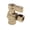 Brass, variant on Kingston Brass KF4320PB 1/2-Inch Sweat x 3/8-Inch O.D. Comp Angle Shut-Off Valve in Polished Brass