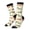 3 Black, variant on Dachshund Dog Print Adult Socks for Men & Women,Calf Socks, Ankle Socks,Boots Socks,Breathable Casual Sock,Unisex Crew Socks