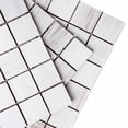 thumbnail image 5 of The Tile Life Soho 2" x 2" Silver Matte Dolomite Marble Look Mosaic Floor and Wall Tile Case of 4, 5 of 7