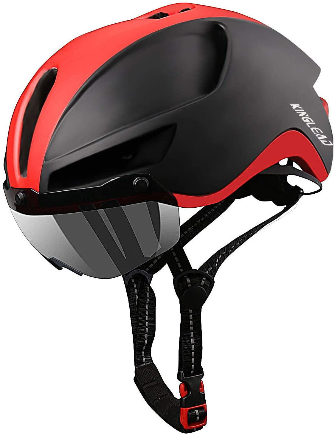 Adult Bike Helmet Cover Women Men Bicycle Helmet with Magnetic Goggles 57-62cm 