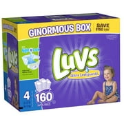 Luvs Ultra Leakguards Extra Absorbent Diapers, Size 4, 160 Ct
