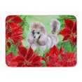 thumbnail image 1 of Carolines Treasures CK1313RUG Poodle Poinsettas Tapis en Mousse à Mémoire de Forme Lavable en Machine, 1 of 4